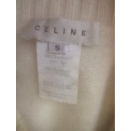 Céline-Knitwear-White,Eggshell