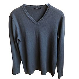 Pull Ikks en laine gris col en V Gris