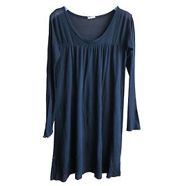 Vestido Miu Miu de mezcla de algodón negro Negro
