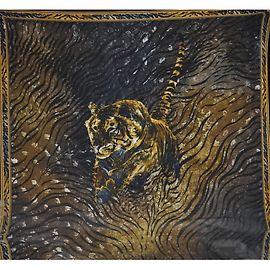 Leonard Giant Square Silk Chiffon Scarf 135x135 Multiple colors