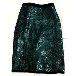 Yves Saint Laurent-Vintage skirt-Green