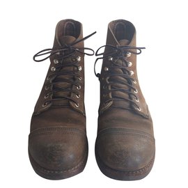 Autre Marque-Redwing Iron Rangers Cuir Hawthorne Muleskinner-Andere