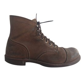 Autre Marque-Redwing Iron Rangers Cuir Hawthorne Muleskinner-Andere