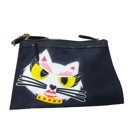 Karl Lagerfeld Choupette Clutch Azul marino