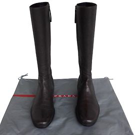 Prada Stivali Taupe