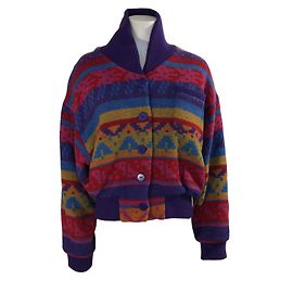 Autre Marque Arneau Pier Jacke mit Aztekenmuster Andere