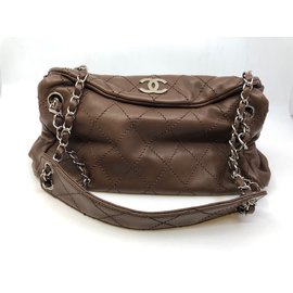 Chanel-Handbag-Brown