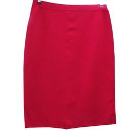Chanel-Skirts-Red
