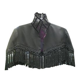 Autre Marque Capa de viscose preta Preto