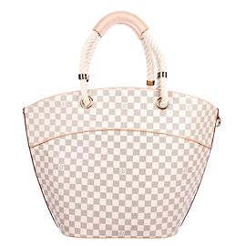 Louis Vuitton Pampelonne GM Damier Azur Cabas (Grand Modèle) Beige Gris