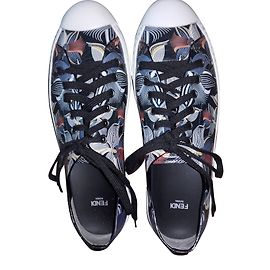 Fendi Leather Sneakers Multi Color 39 Multiple colors
