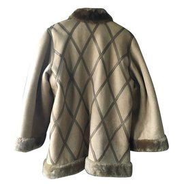 Christian Dior-Sheepskin coat-Other