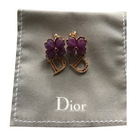 Dior-BO para orejas perforadas-Plata
