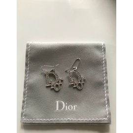 Dior-BO für durchbohrte Ohren-Silber