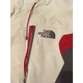 The North Face-The North face ski jacket-Red,Grey,Eggshell