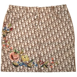 Christian Dior-Skirts-Beige