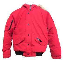 Canada Goose-Boy Coats Outerwear-Red