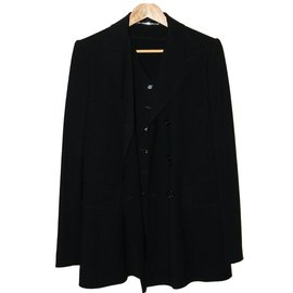 Dolce & Gabbana-Dolce & Gabbana soberbia chaqueta negra-Negro