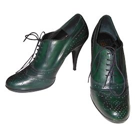 Pedro Garcia Ankle boot heels Dark green
