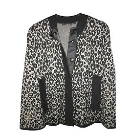 Liu.Jo Kap LIU Jo Dark Jungle Pullover Anthrazitgrau