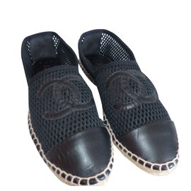 Chanel Espadrilles Black