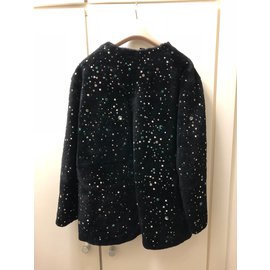 Fendi-Beautiful jacket with Swarovski beads-Black