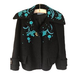 Prada-Chaqueta corta-Negro