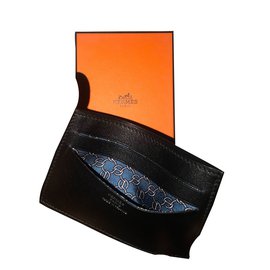 Hermès-Citizen Twill Card Holder-Black