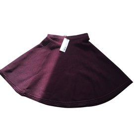 Jupe élastique Bel Air Prune Prune