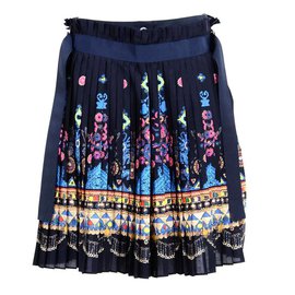 Sacai-Skirt-Blue