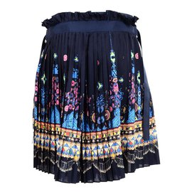 Sacai-Skirt-Blue