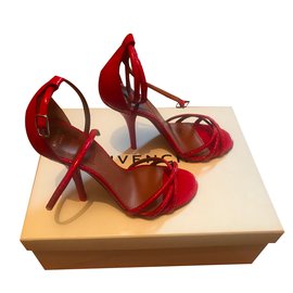 Givenchy Python sandals Red