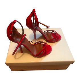 Givenchy Sandalias de pitón Roja