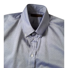 Louis Vuitton-4 L camicia-Blu