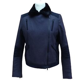Vanessa Bruno Athe Perfecto jacket Dark grey