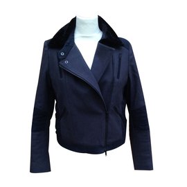 Vanessa Bruno Athe-Perfecto jacket-Dark grey