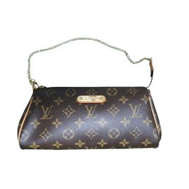 Louis Vuitton-VUITTON - Mala monograma EVA-Castanho escuro