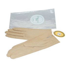 Christian Dior-Gloves-Beige