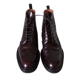 Church's-Lace up boots-Dark red