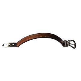 Hermès JAVA pulseira em couro de novilho tawny Castanho claro