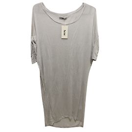 Acne Zenit Dolphin Grey Silk Viscose Dress Grey