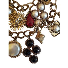 Autre Marque-Vintage-Halskette 80 Edouard Rambaud Atelier-Golden