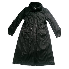 Balmain Coats, Outerwear Black