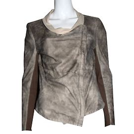 Muubaa goatskin biker jacket Brown
