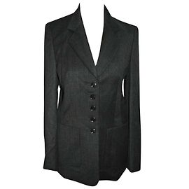 Escada Wollblazer dunkelgrau Anthrazitgrau