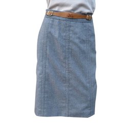 Hermès-Skirts-Dark grey