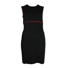 Escada-Margaretha Ley collection dress-Black,Red