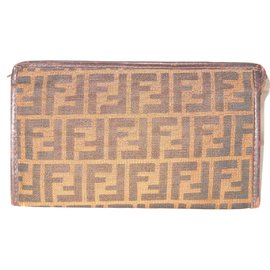 Fendi-Vintage toiletry bag-Brown