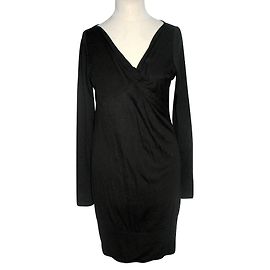 Vestido de jersey negro Ted Baker de tencel Negro