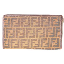 Fendi-Vintage toiletry bag-Brown